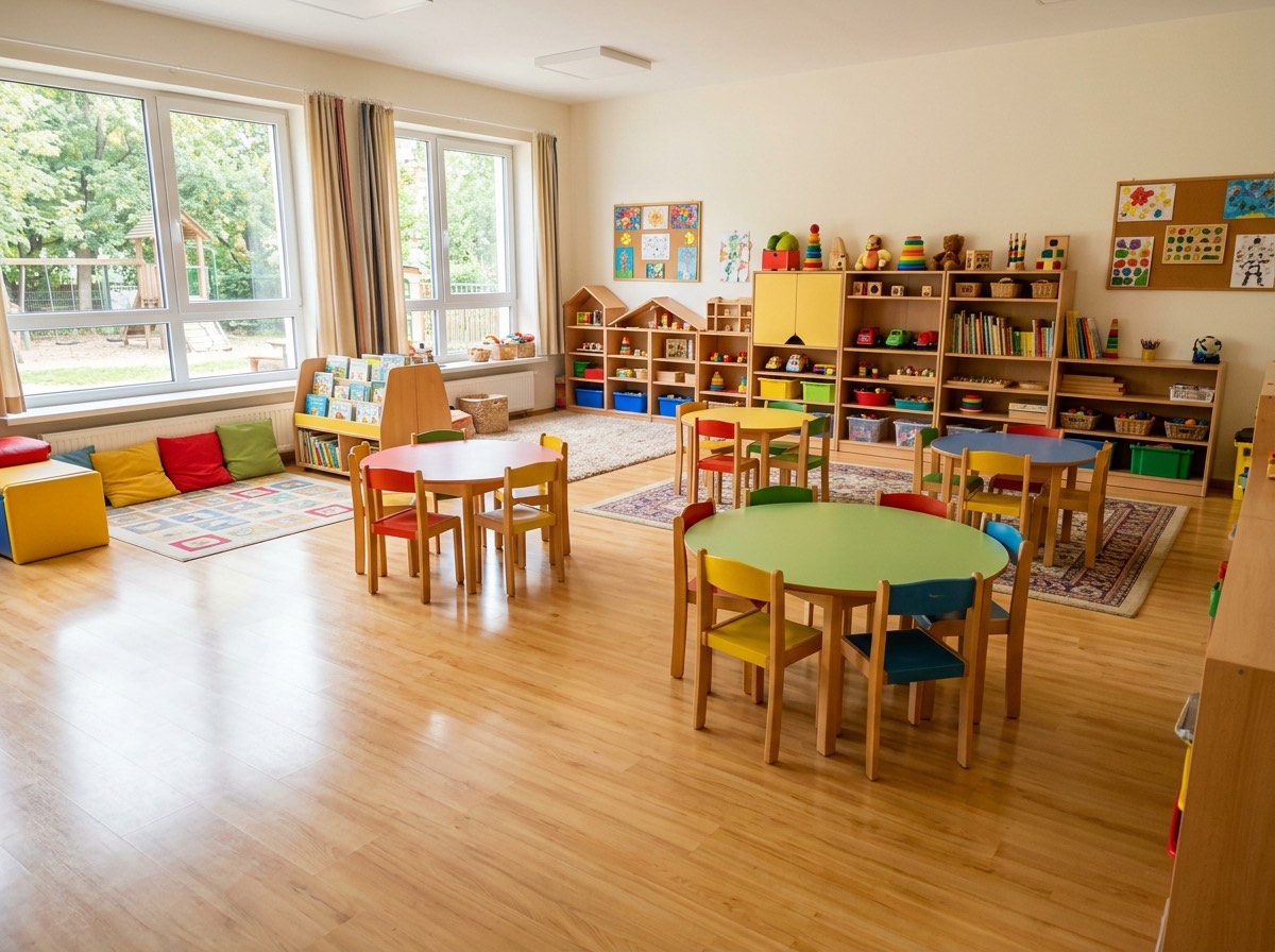 Kitareinigung in einer Berliner Kindertagesstätte